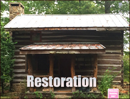 Historic Log Cabin Restoration  Arlington County, Virginia